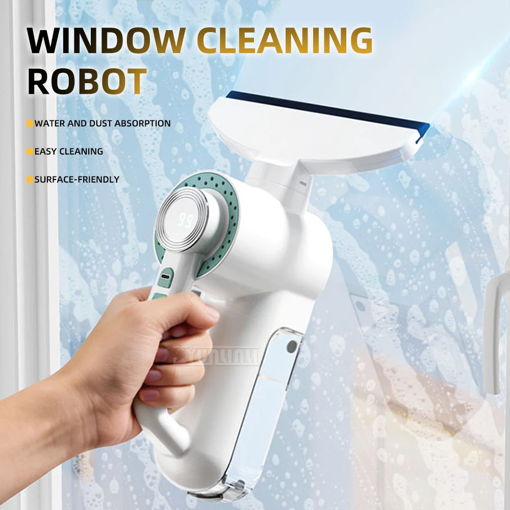 HB-609 Handheld Wireless Window Cleaning Machine Water Spray Cleaner for Home Cleaning Tools
