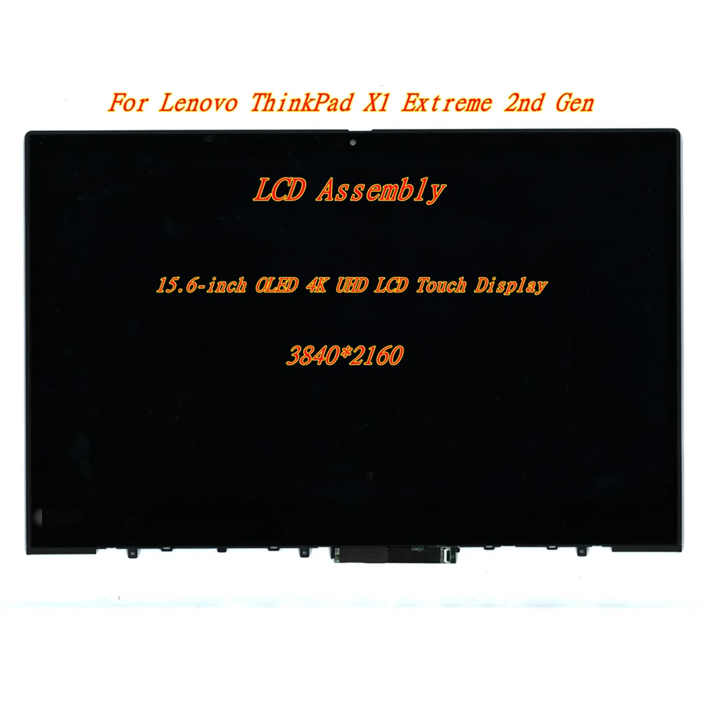 

New/Orig For Lenovo ThinkPad X1 Extreme 2nd Gen 15.6 OLED LCD Touch Display Digitizer Screen Panel Assembly 02XR052 02HM883