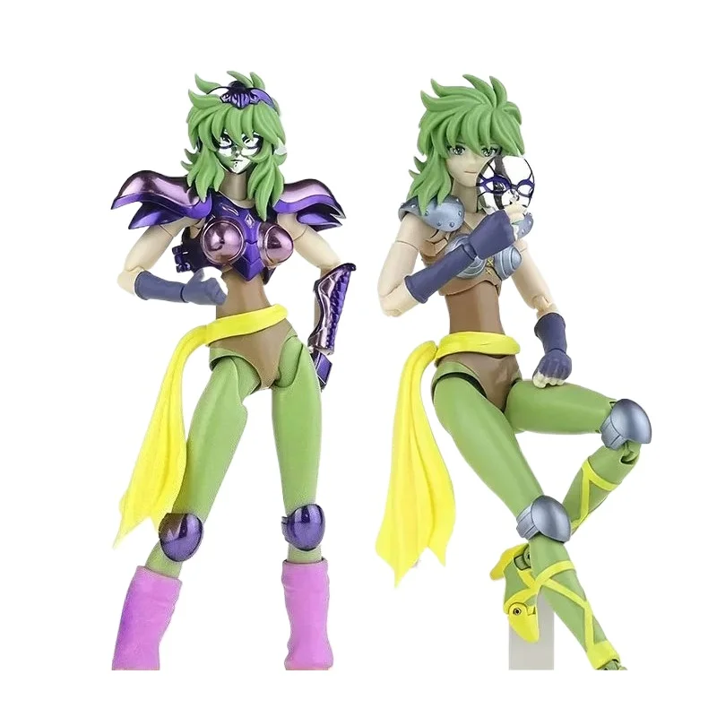 Em Estoque: Boneco de Ação Colecionável Saint Cloth Myth EX Ophiuchus Shaina Prata com Juntas de Liga Metálica - Presente Ideal