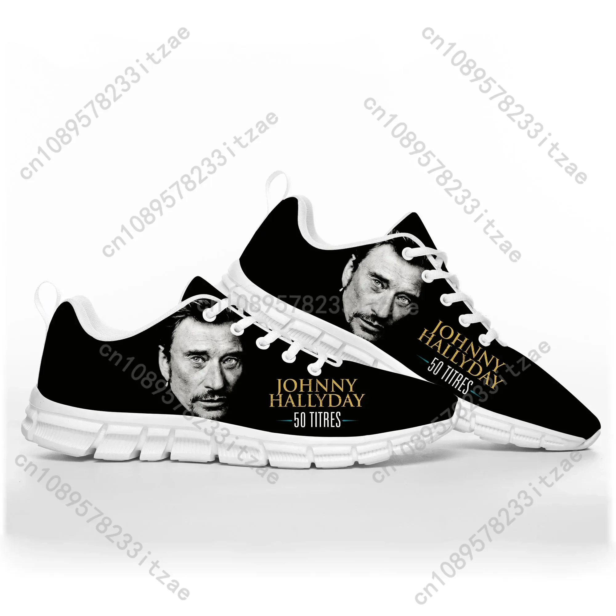 Johnny Hallyday Rock Singer Sports Shoes Mens Womens Teenager Kids Sneakers 3D Print Pattern Custom Couple High Quality Shoes