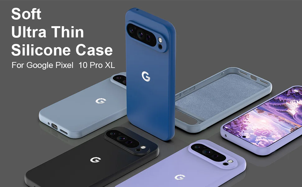 Hochwertige, hautfreundliche, weiche Silikon-Anti-Drop-Telefonhülle für Google Pixel 10 Pro XL 9, 8, 7, 9A, 8A, 7A, stoßfeste Schutzhülle – Detail 2