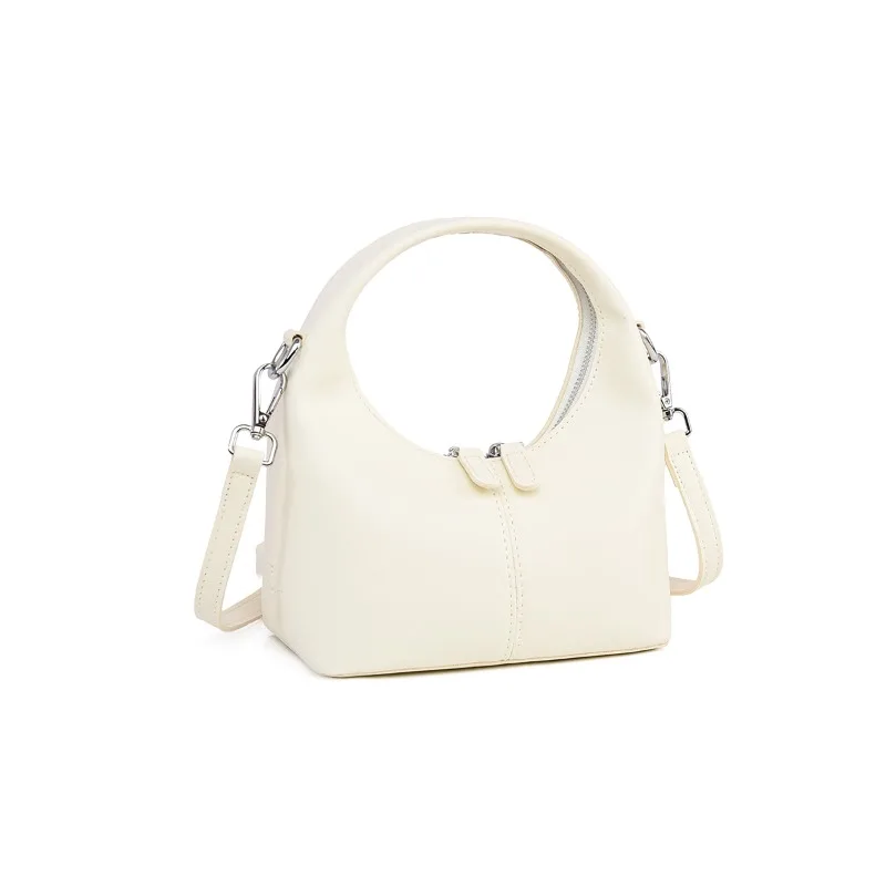 

Parisian Classic Chic Diaper Bag For Women Minimalist Luxury Leather Crossbody Bag Elegant Simple Designer