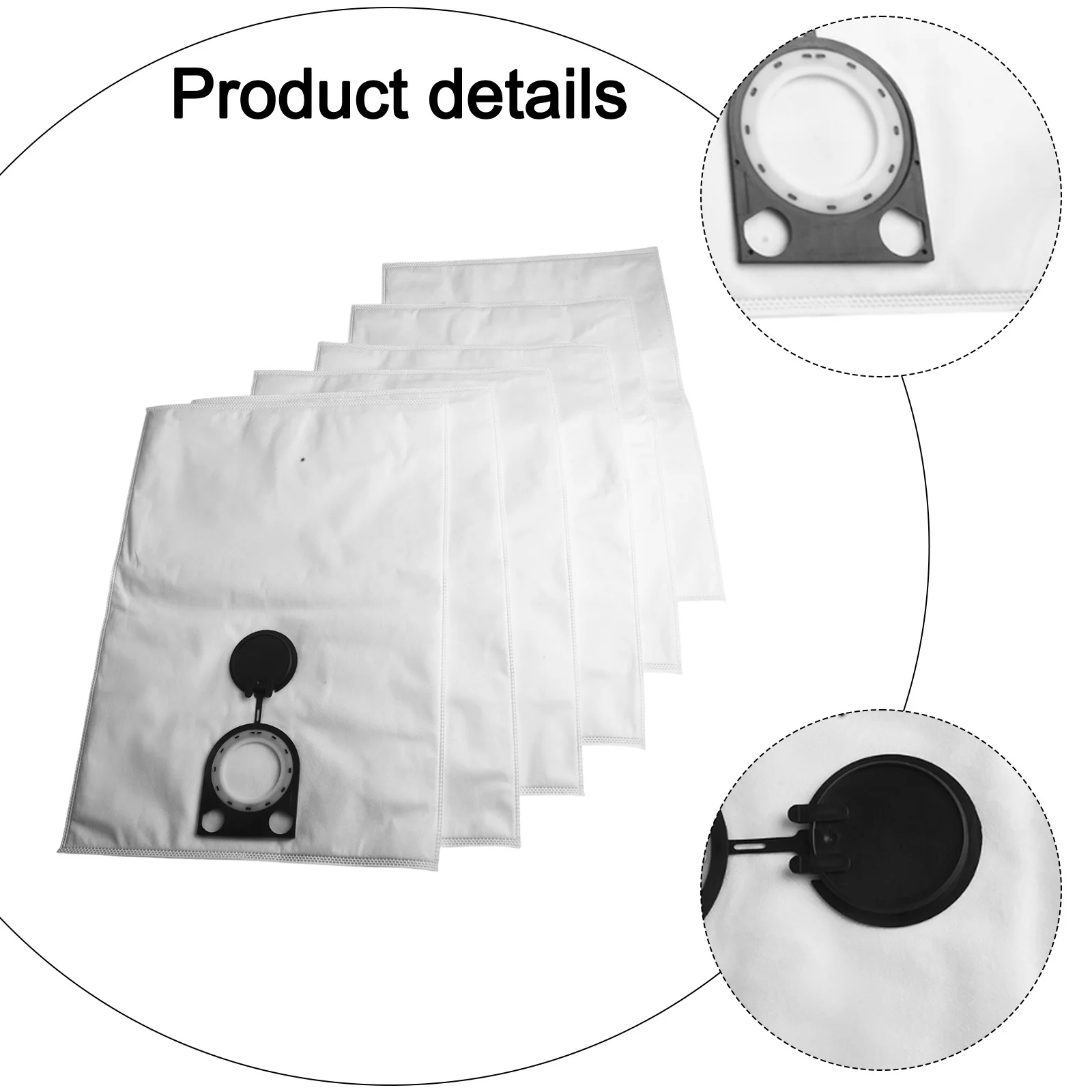 Vacuum Cleaner Dust Bags Compatible with For Bosch GAS 25 L SFC GAS 25 2605411167 Stronger Suction and Cleaner Home