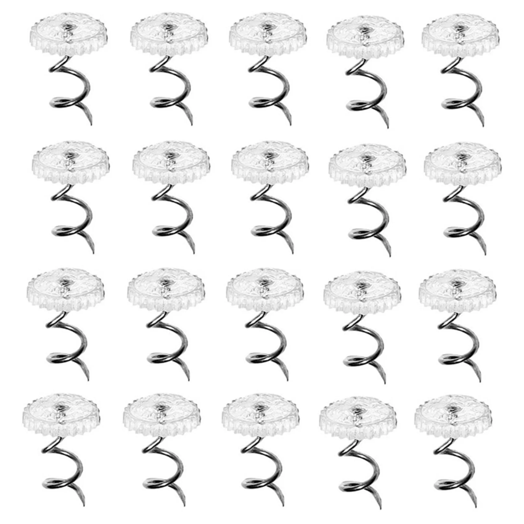 

ABGE-Clear Heads Twist Pins для обивки, чехлов и юбок для кроватей, набор из 1000 штук