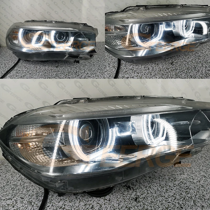 For BMW X5 X6 F15 F16 F85 F86 2014 2015 2016 2017 2018 Ultra Bright Crystal DTM Style Led Angel Eyes Halo Rings Car Accessories