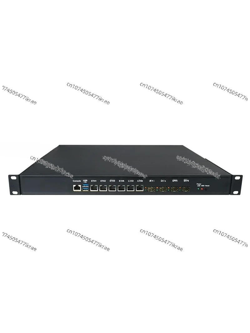 Industrial 1U Chassis Firewall Mini Pc  LGA1700 Alder Lake Cpu 12th Gen 6*lan Ports 4*SFP 10G  H610/H670 Chipset  Mini Pc