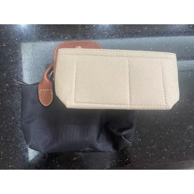 

Insertion bag suitable for handbag lining, felt fabric makeup bag holder, and portable travel inserts baby bag diaper bag bags