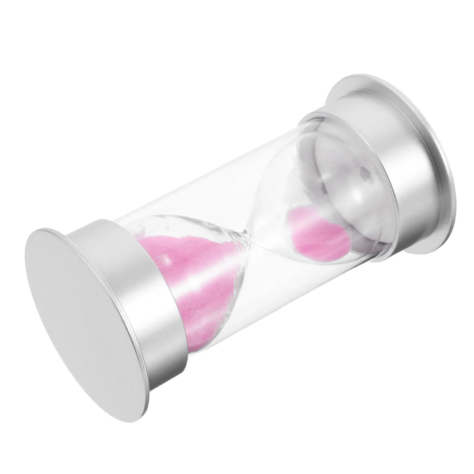 Plastic 20 Minute Hourglass Sand Timer Modern Round Accurate Time Management for Classroom Office Kitchen Games