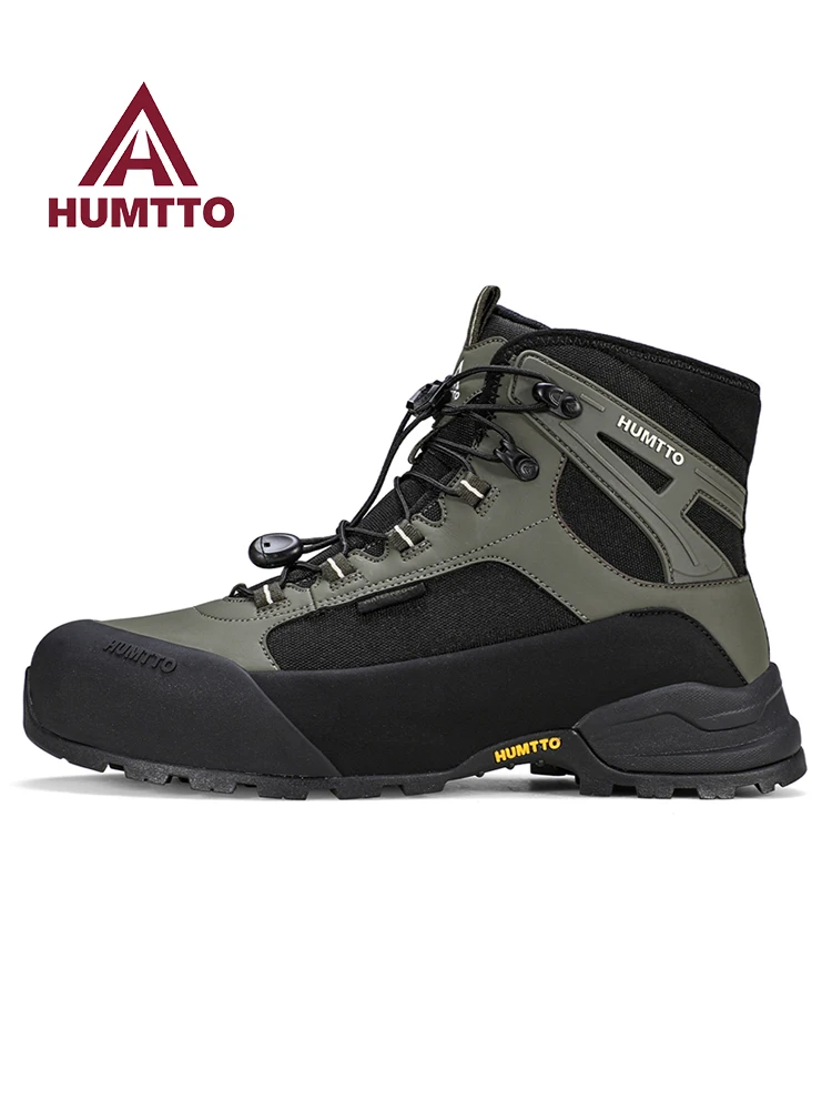 HUMTTO botas de senderismo tácticas impermeables amortiguadas ligeras - imagen 4