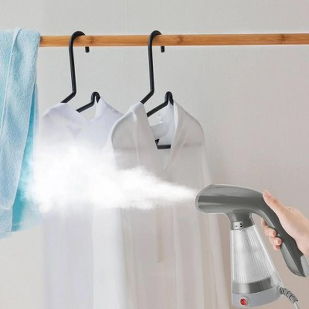Handheld Garment Steamer 600W Powerful Steam 10 Min Continuous Steam 135ml Tank Fabric Brush Lightweight Easy Fill