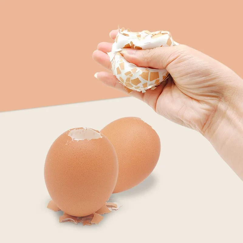 Simulation Egg Squeeze Toy Anti-stress Toy Quail Egg Shell Disposable Squeeze Toy Party Favor Fidget Toy for Kids & Adults