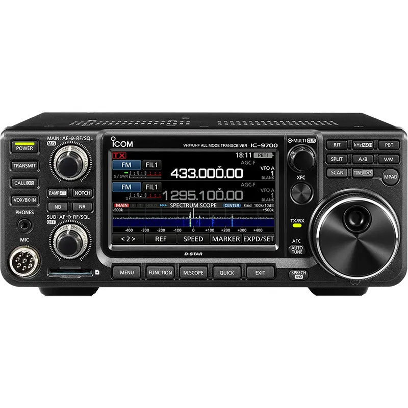 Original IC-9700 High-Speed Real-Time Spectrum Analyz 1200 MHz VHF/UHF Transceiver Including Satellite DV and DD Modes