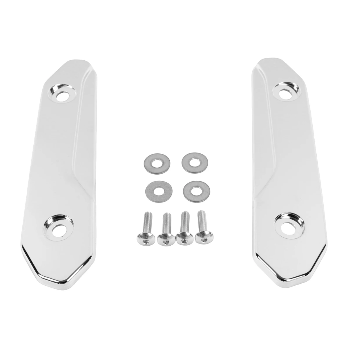 Chrome Split Windshield Trims For Harley CVO Road Glide 2023-2025 FLTRXSE FLTR Windscreen Side Molding Accent Decoration