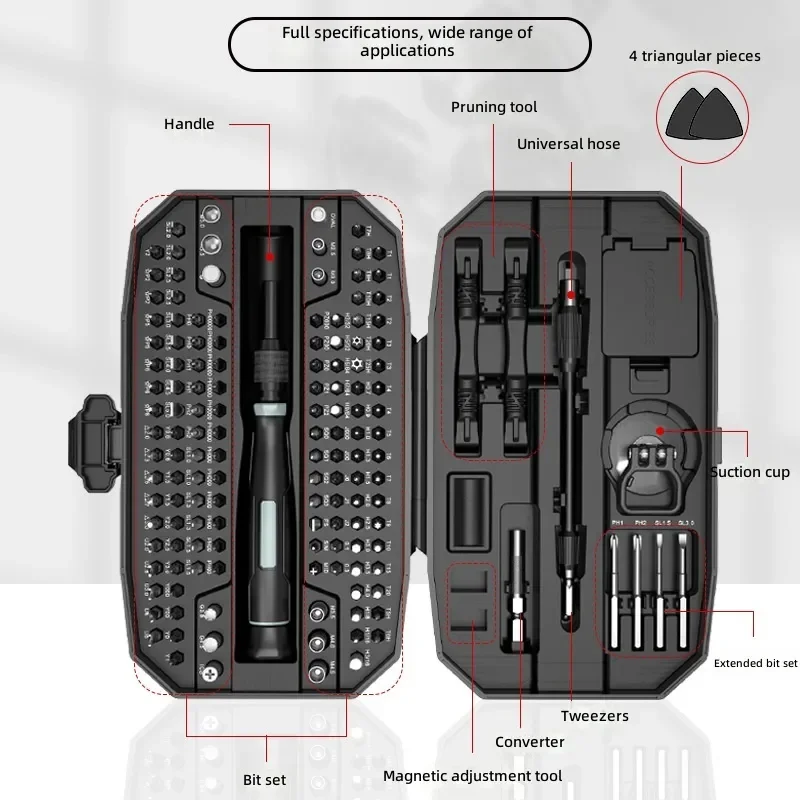 for 152 in 1 Precision Screwdriver Set Multifunctional Tool for Glasses Watch Mobile Phone Super Repair Driver Kit