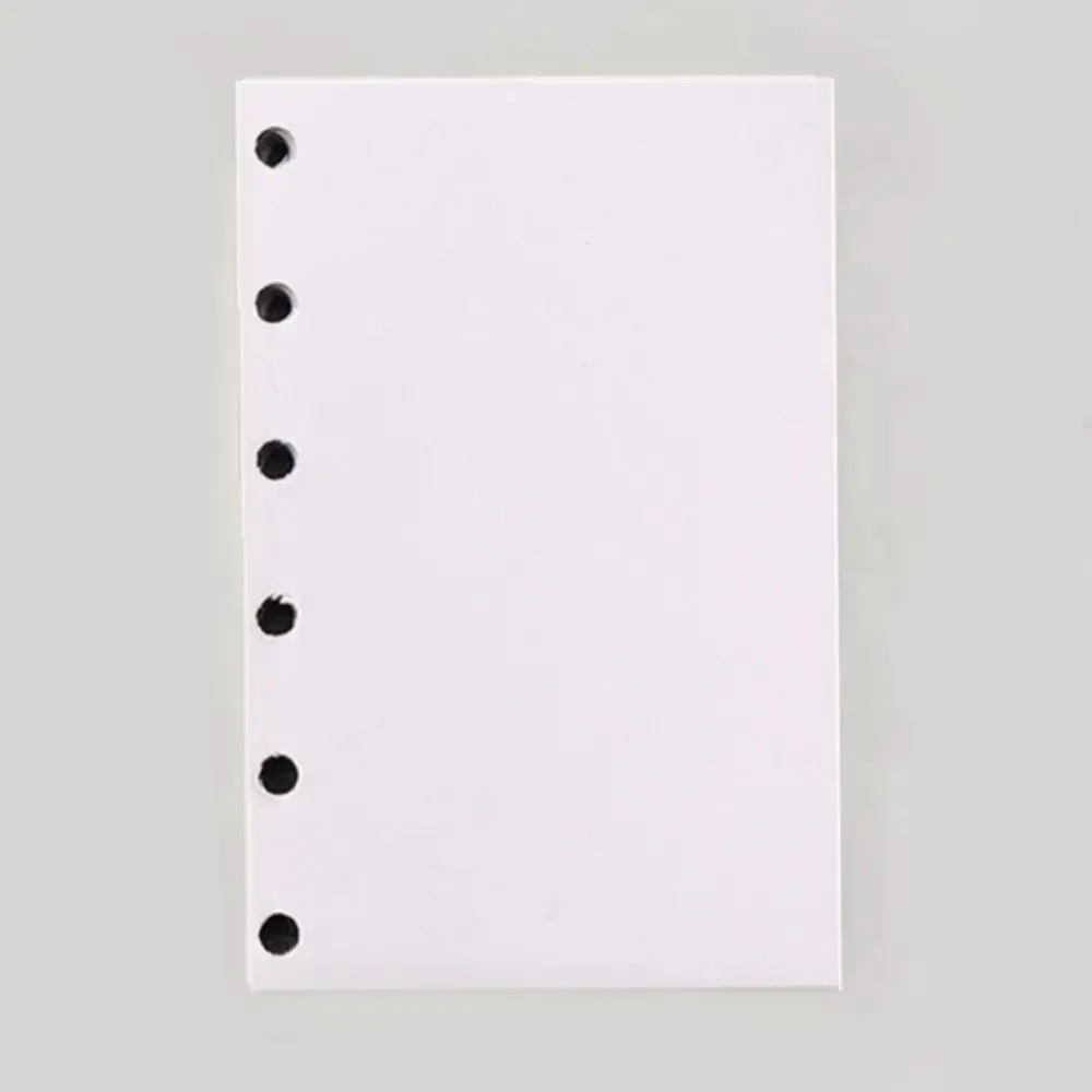 80 Vellen A5 A6 A7 Losbladige Refill Papier Liner Raster Rooster Leeg Connell Briefpapier Innerlijke Refill Spiraal Bindmiddel papier