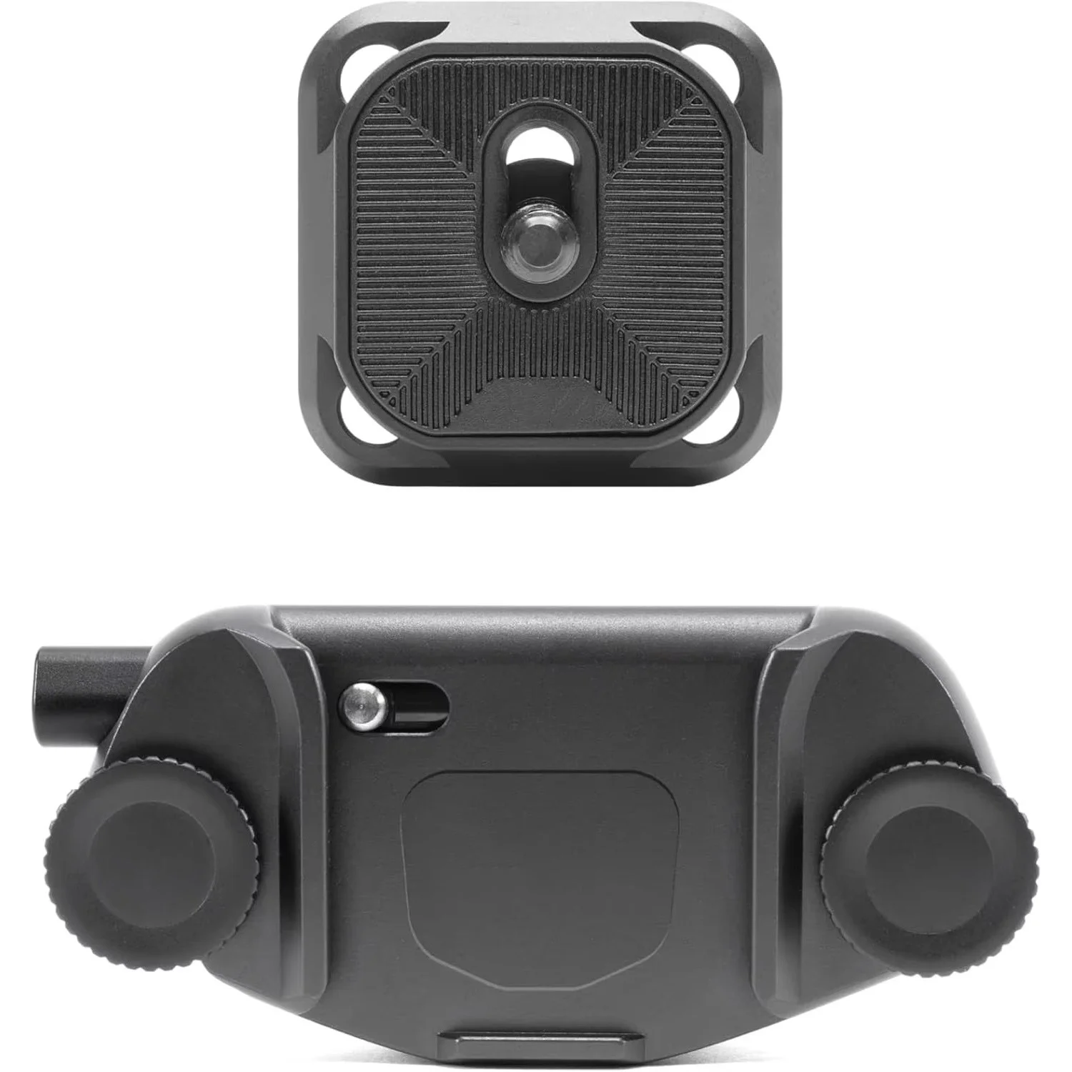 Clip de fixation pour appareil photo V3, noir avec plaque, compatible avec les appareils reflex numériques, les appareils compacts et les compacts point-and-shoot, sûr, stable et accessible