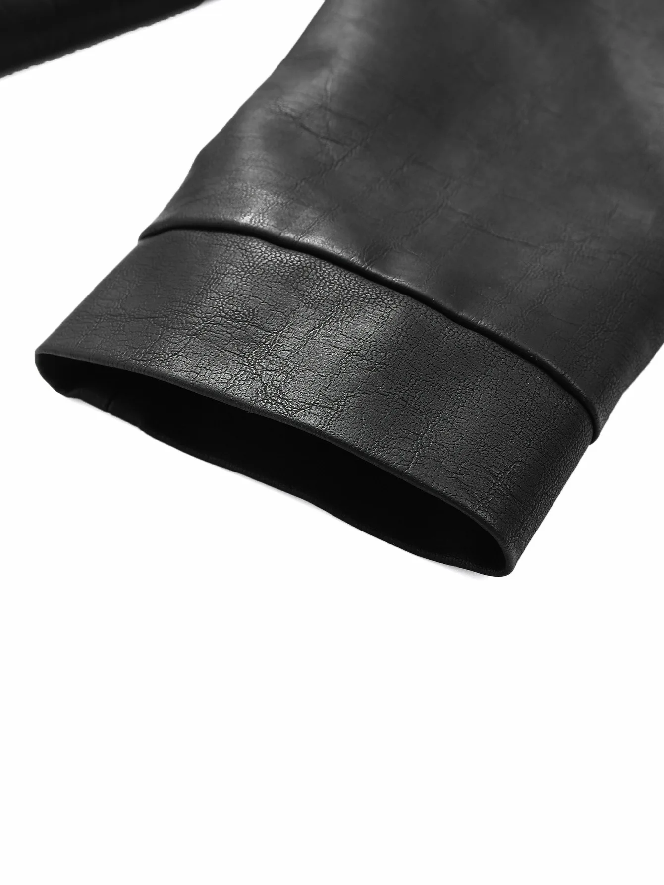 Herren-Lederjacke mit Stehkragen, langlebig und stilvoll, Stehkragen bietet ordentlich aussehen, geeignet für leichte Geschäfts am Arbeitsplatz, tägliches Einkaufen, Wochenendausflüge, Pendeln, Freizeitversprechen, kurze Reisen