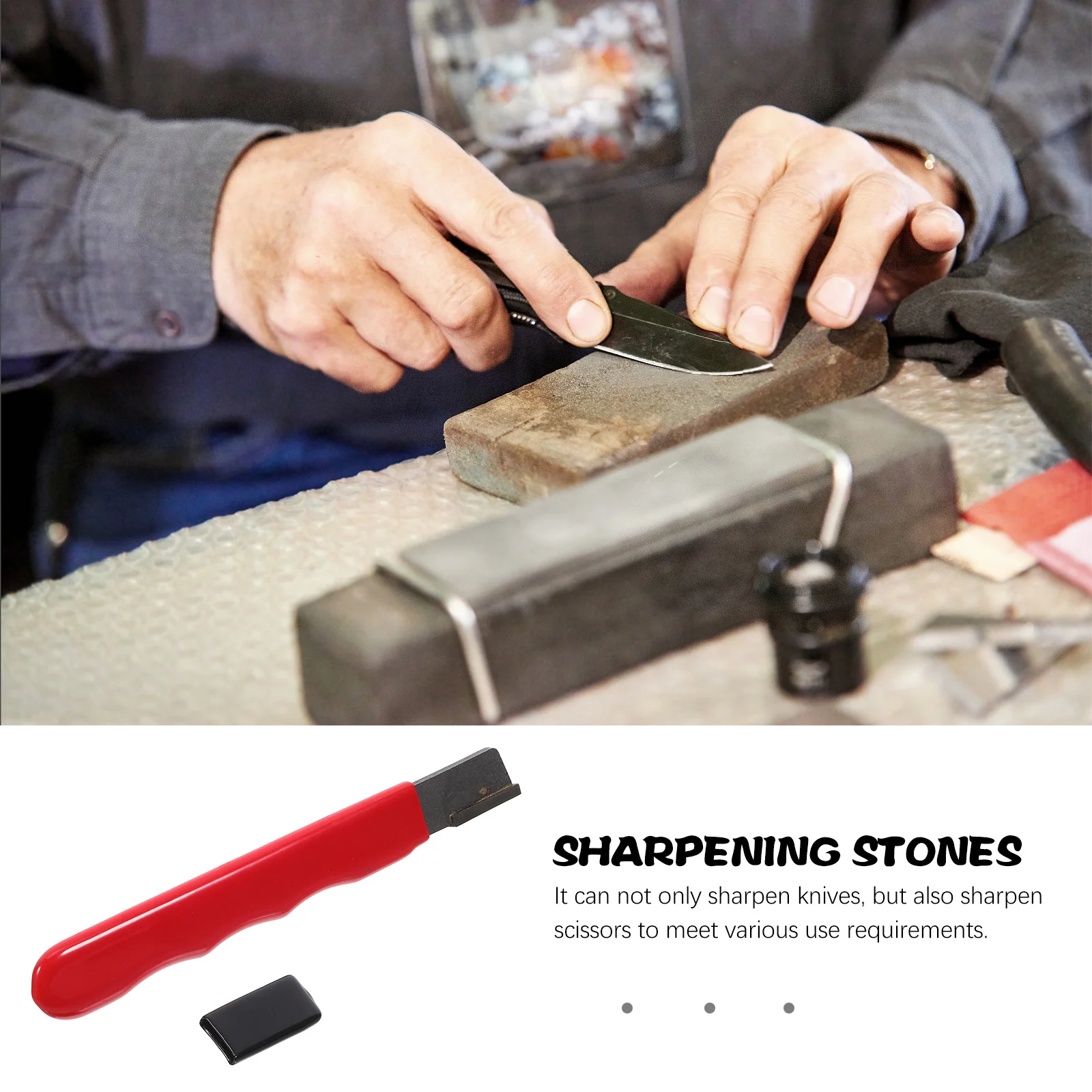 

Garden Tool Sharpener Portable Handheld Blade Sharpening Kit for Camping Hiking Outdoor Enthusiast Sharpener Sharpening Kit