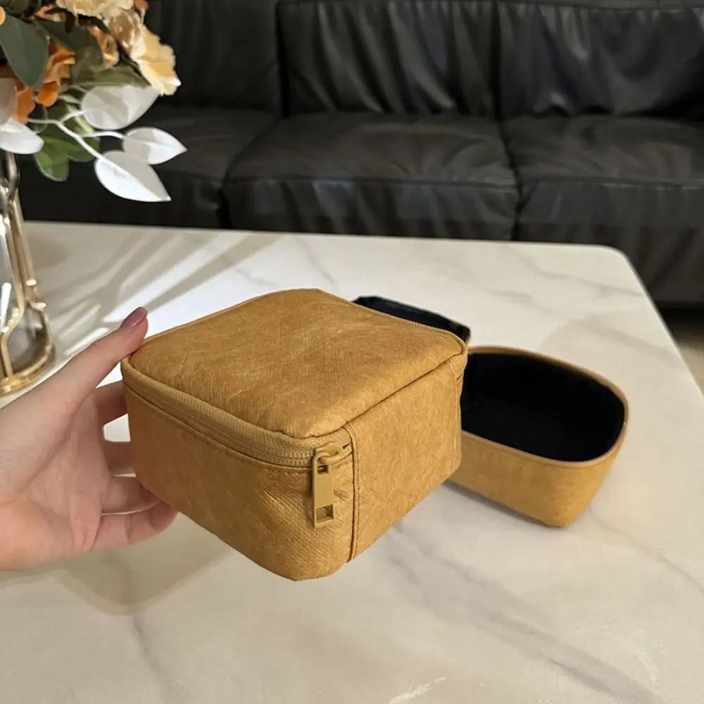 

Mini Waterproof Jewelry Box Stain-resistant Portable Ring Box Multi-function Creative Necklace Organizer Travel