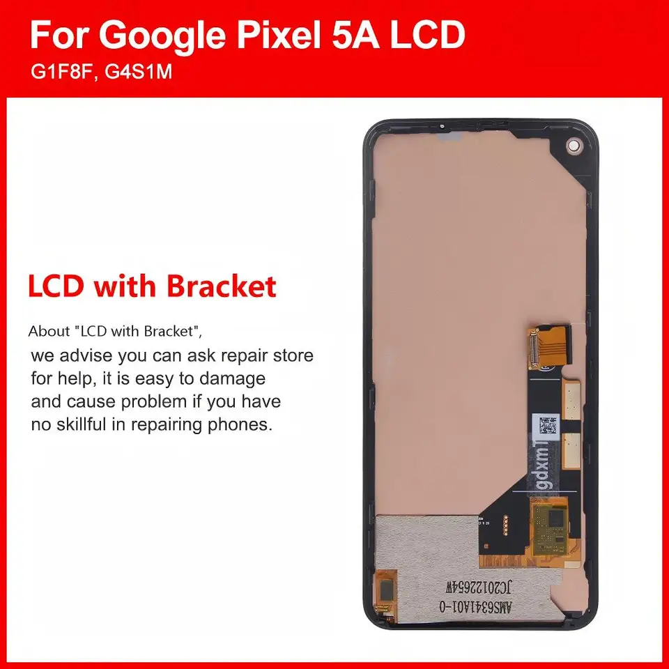 Google Pixel 5A 5G LCDディスプレイ タッチパネル 交換部品