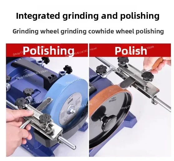 H10 low-speed water-cooled tool electric polishing machine, suitable for household woodworking tools, carving knives, chisels view 2