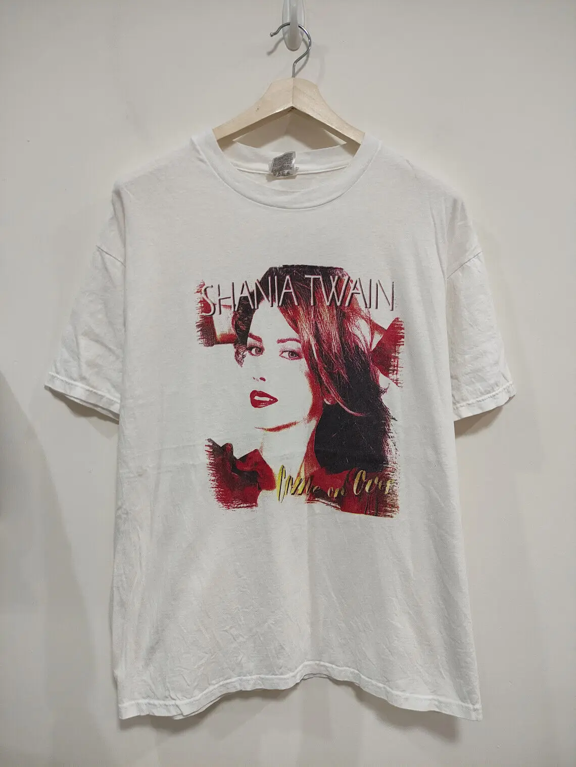 Vintage 90s Shania Twain Come On Over Tour T Shirt SP2945