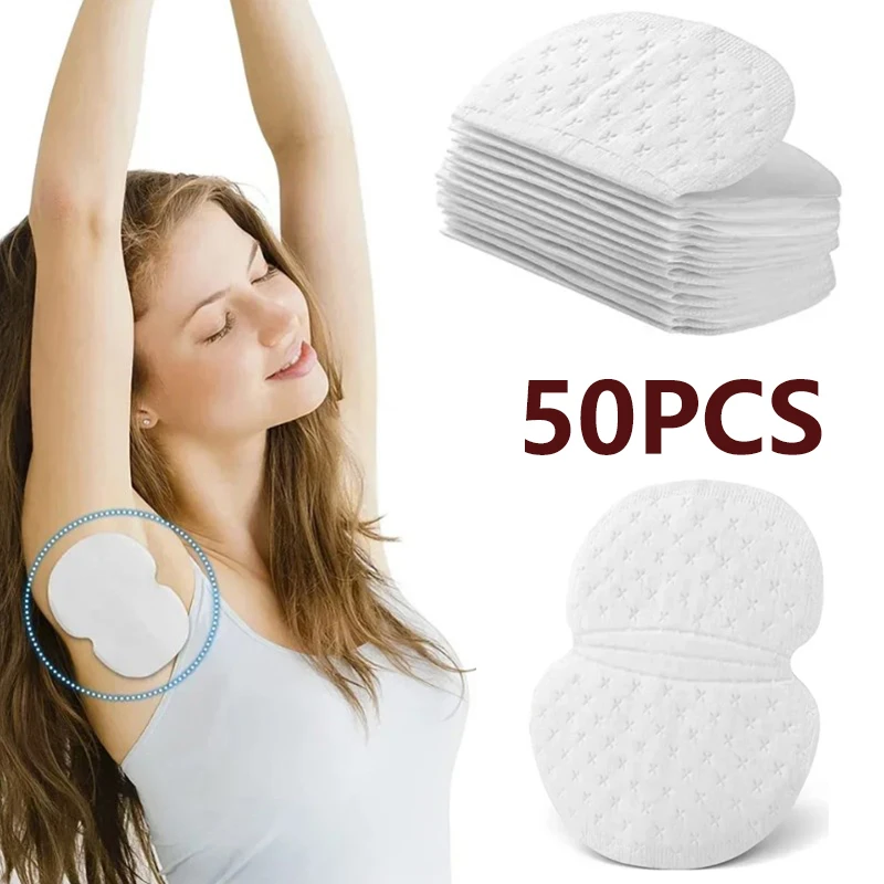 50 Stück Achsel schweiß absorbierende Stick Pads Achsel liner geruchs neutral atmungsaktiv unsichtbare selbst klebende Minze Kleidung Deodorant Sommer