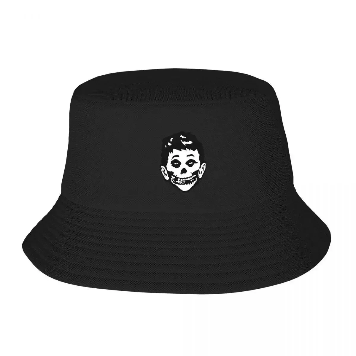 Mad Misfits Re-make Green Hell Ver. Bucket Hats for Girl Vocation Skull Sun Hat Streetwear Packable Outdoor Fishing Hats Bob