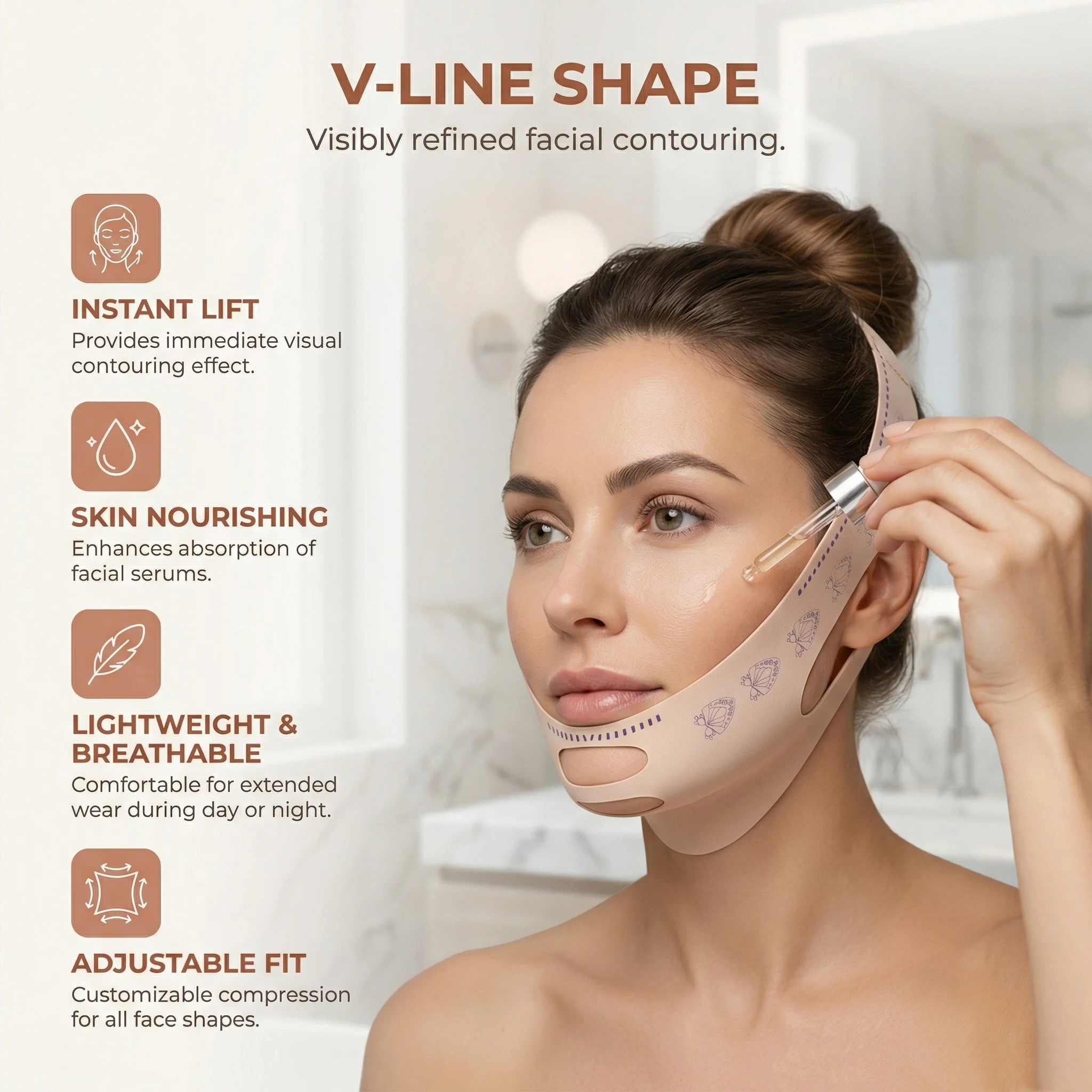 Face Slimming Bandage Women Face Lifting V Line Shaper Chin Cheek Lift Up Belt Anti Wrinkle Strap Facial Beauty Skin Care Tools