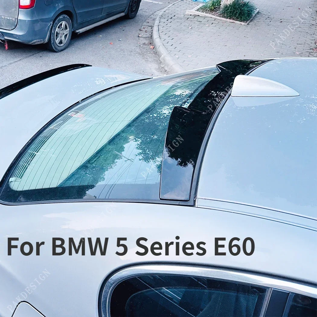 Gloss Black Rear Trunk Spoiler Wing Tail Deflector Tuning for BMW 5 Series E60 2004 2005 2006 2007 2008 2009 2010 Car Body Kit