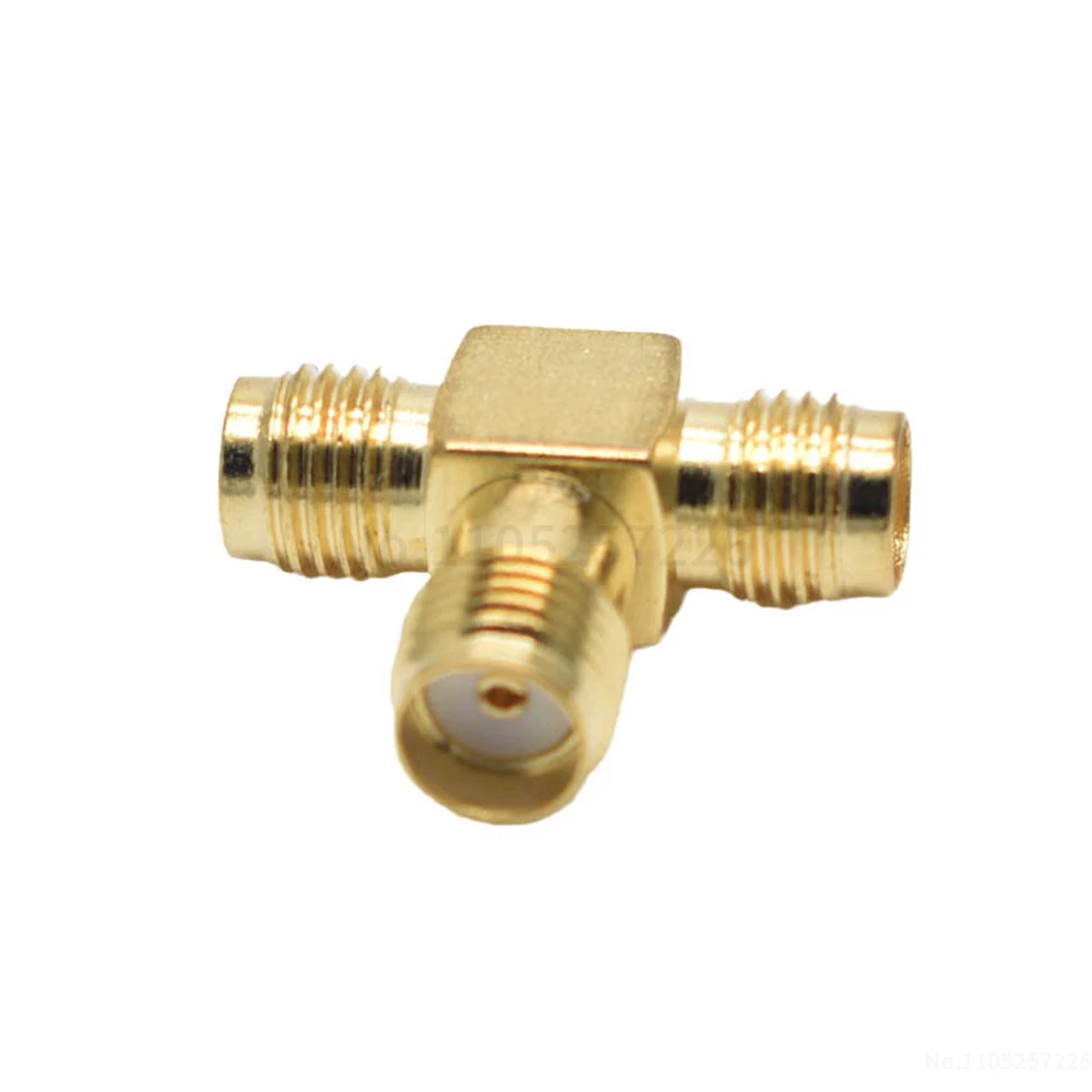 SMA-KKK triple female connector SMA T-connector female-to-dual-female adapter RF connector (1 pcs)