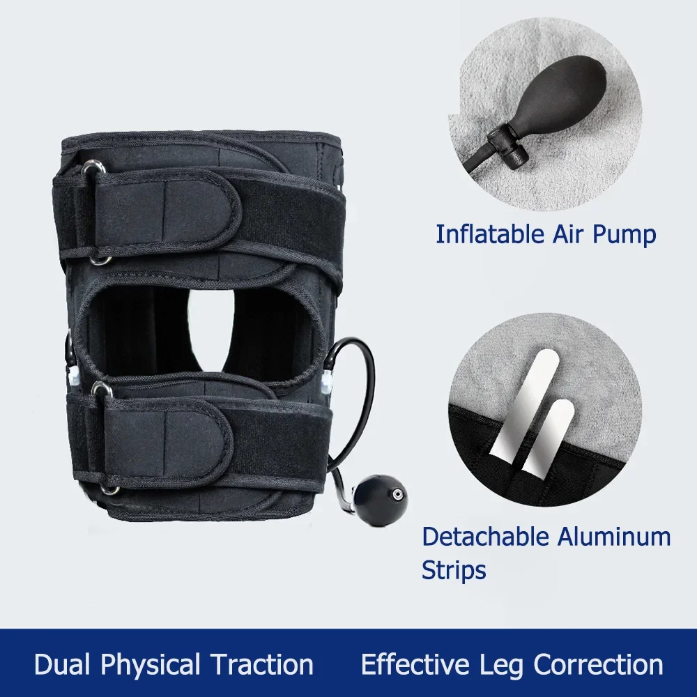 Pressure O/X Type Leg Posture Correction Strap Bent Leg Knee Valgus Straight Beauty Inflatable Leg Strap Adult Children Support view 4