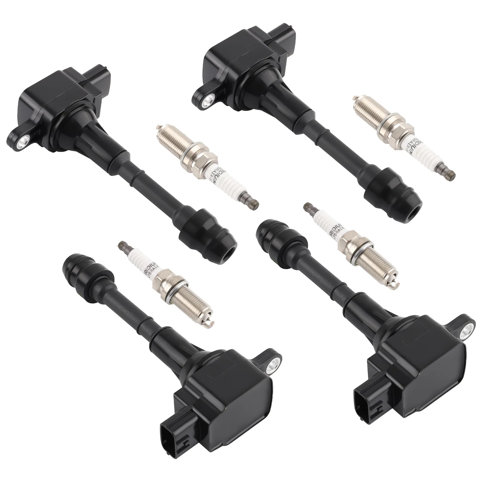 

6 Ignition Coils & Spark Plugs For Nissan Altima Sentra X-Trail 2.5L 02-06 UF350