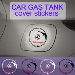 1pcs PVC Car Fuel Tank Cap Decoration Sticker for Volkswagen VW Golf 6 7 MK4 TSI TDI Magotan B5 B6 B7 Touareg Passat Polo Jetta