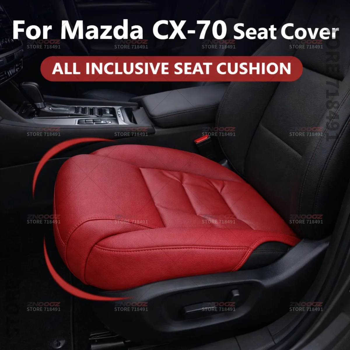 

Подушка-удлинитель для поддержки ног в сиденье автомобиля Mazda CX-70, накладка на сиденье из пены с эффектом памяти, аксессуары для интерьера