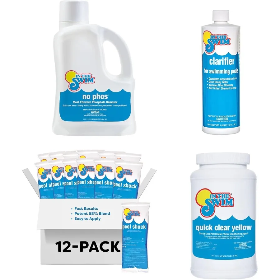 Recuperación de algas mostaza Derrota de algas amarillas en piscinas con solución de mantenimiento básica de agua clara simple para curar