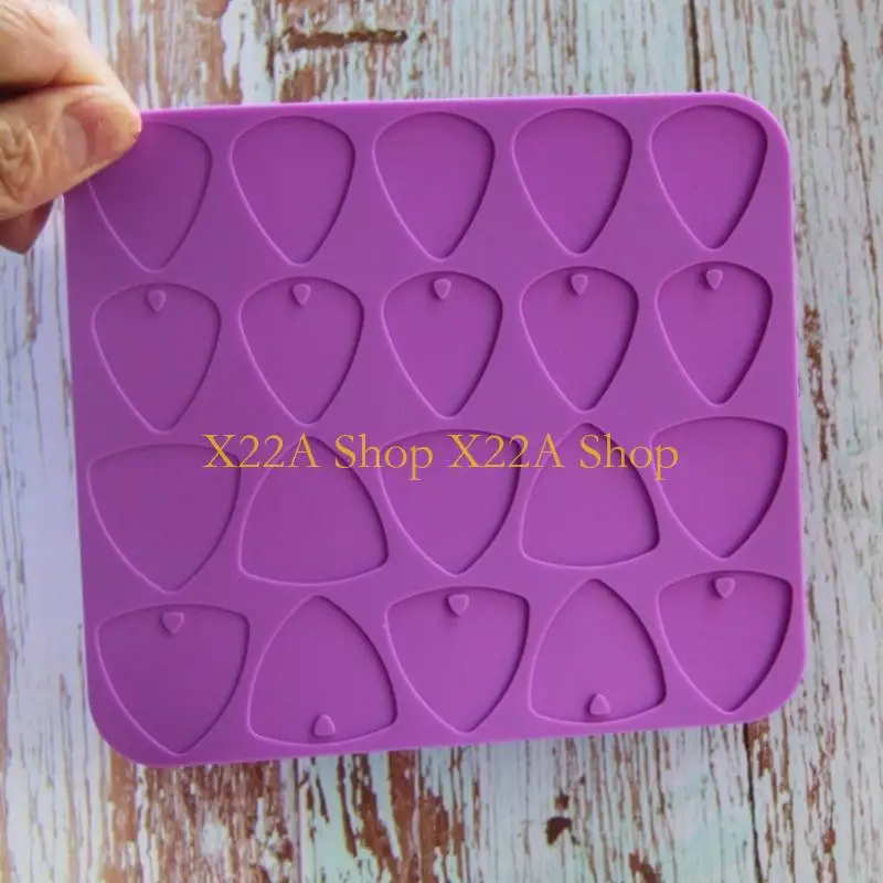Unique Guitar Pick Resin Molds Guitar Pick for Case Molds Musical Keychain Resin Molds