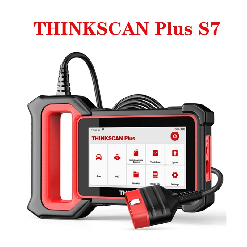 THINKCAR Thinkscan Plus S7 OBD2 Scanner Car Diagnostic Tool Multi System Fault Code Read Reset Free Update TPMS Programmer