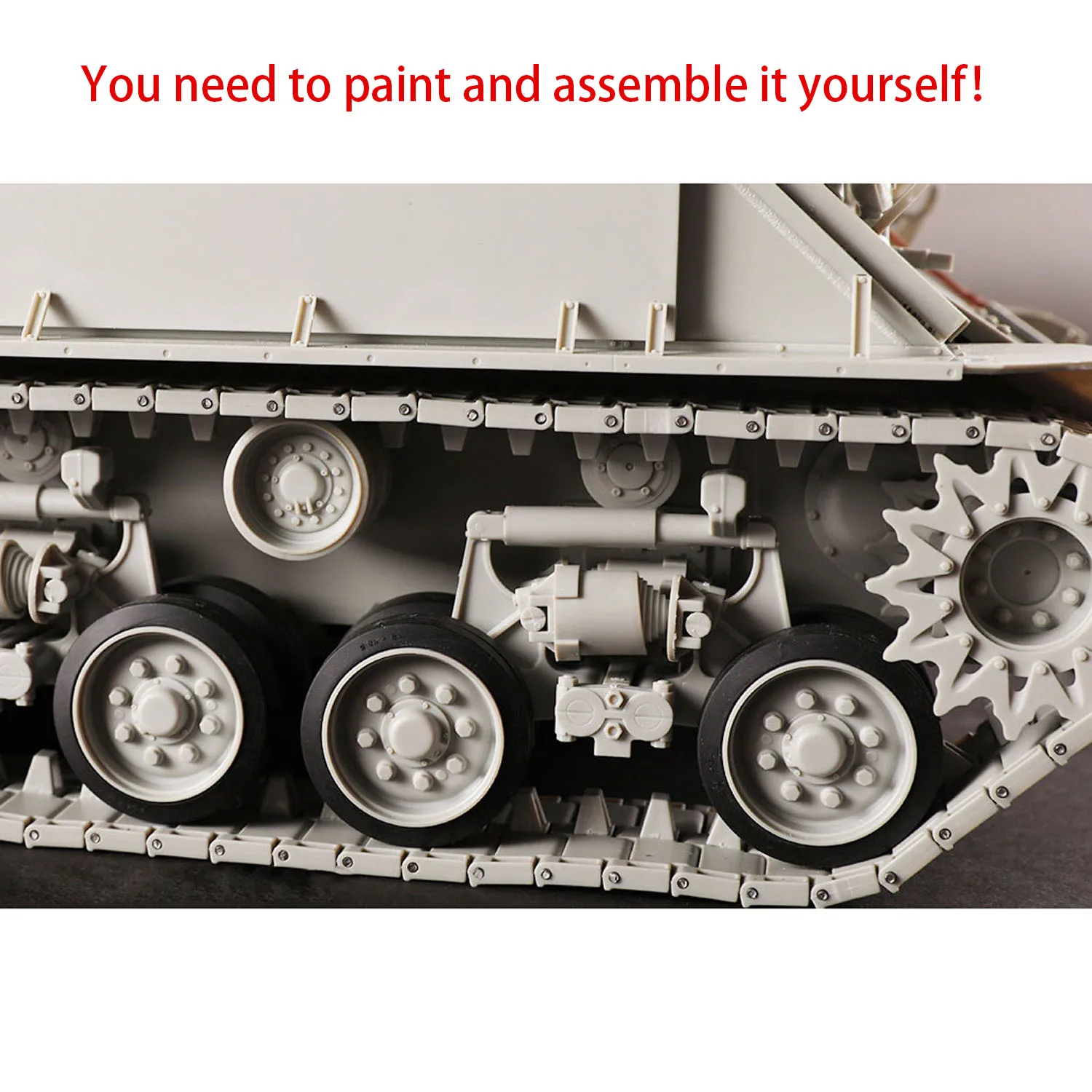 61621 I Love Kit 1/16 M4A3E8 Thunder VII Mittelschwerer Panzer Plastikmodellbausatz Metallkanone Anker Kupferkabel Für Fortgeschrittene Spieler – Detail 21