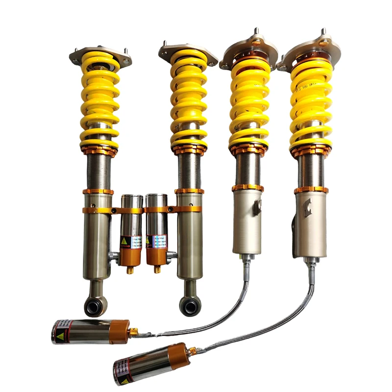 J-Plus Adjustable Performance Suspension Upgrade Silver Coil Spring Shock Absorber for A31 S13 Models New Competition Edition