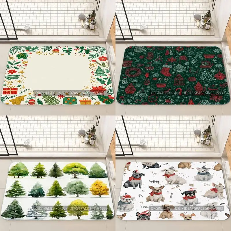 

Charming Christmas Digital Print Living Room Decoration Home Sofa Non-Slip Carpet Study Bedroom Tatami Children'S Soft Floor Mat