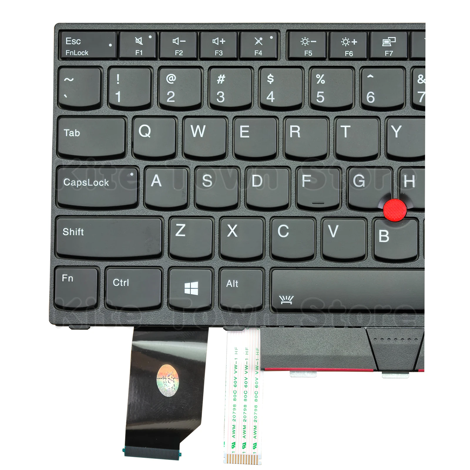 لوحة مفاتيح كمبيوتر محمول جديدة ذات تخطيط أمريكي بإضاءة خلفية لجهاز Lenovo Thinkpad L14 Gen1 L14 Gen2 مع نقطة التتبع