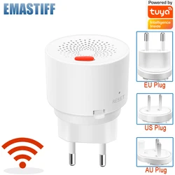 EU/US/UK Home Wifi Natural Gas Sensor Combustible Coal Gas LPG Gas Leakage Alarm Detector Fire Security Work with Tuya Smart