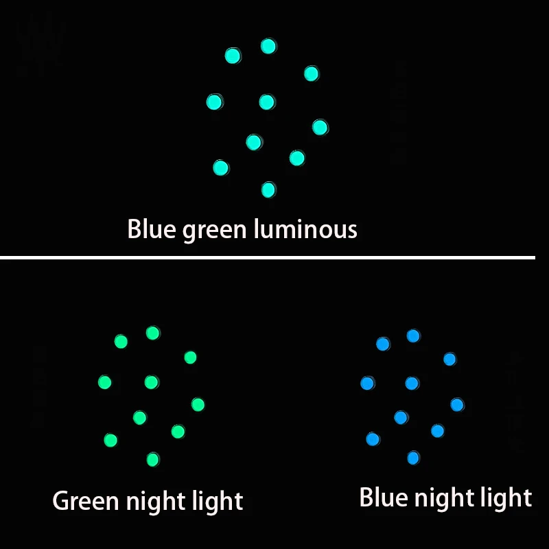 Blue-green noctilucent beads for Rolex SUB mariner automatic watch beze Green/Blue  night light Wristband accessories  Luminous