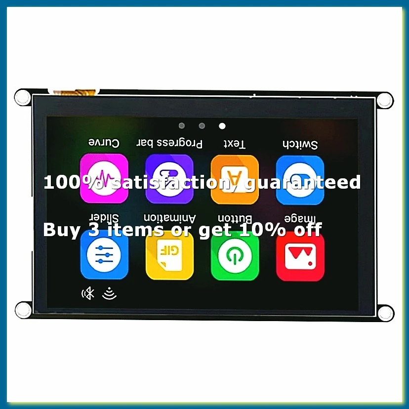ESP32S3 8M PSRAM 16M Flash 5-Inch IPS 800 X 480 High-Definition LCD Display Module Capacitive Touch,with WiFi Bluetooth-A82Z