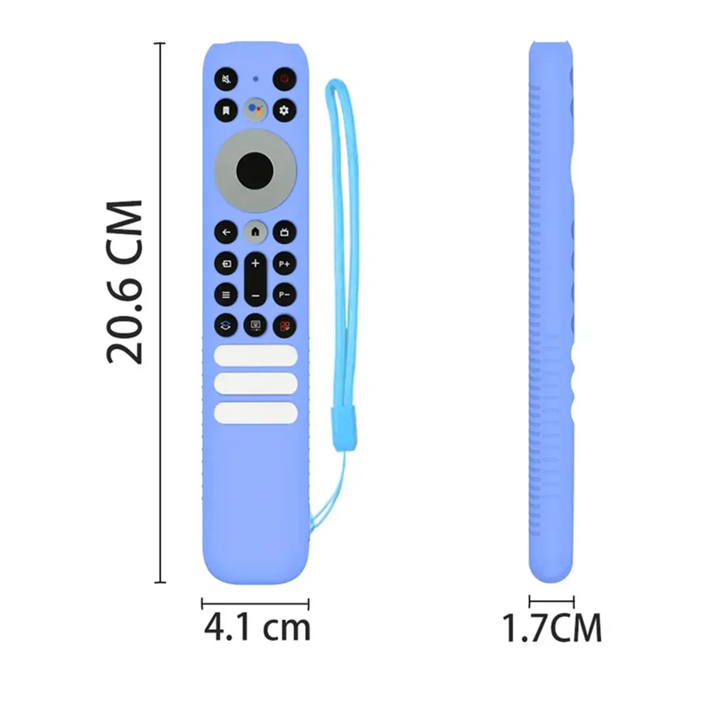 Remote Protective Case With Lanyard For TCL RC 902V FMR1 FAR2 FMR4 Dustproof Controller Sleeve Anti-slip Remote Controls Cover