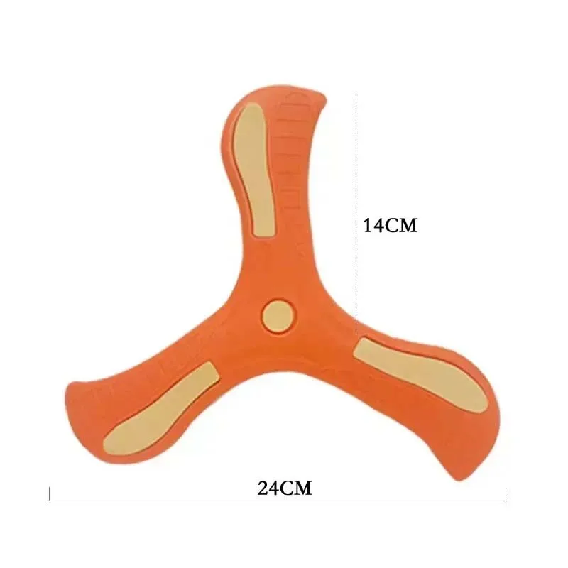 Children Boomerang Soft Three-leaf Cross Adult-kids Interactive Outdoor Toy Early Education Puzzle Decompression Gift