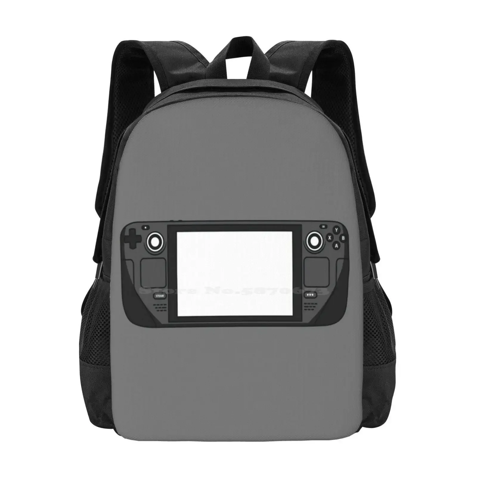 

Steam Deck! Hot Sale Schoolbag Backpack Fashion Bags Steam Deck Grey Black Hydro Anime Games Gamers