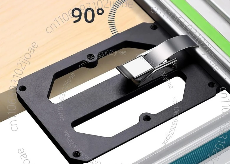 Woodworking Electric Circular Saw Track Saw Right Angle Positioning Board Rail Saw Right Angle Ruler Matching TS55/TS75 Rail