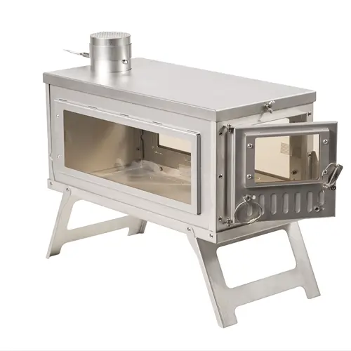 핫 텐트 스토브 유리 사이드 윈도우 액세서리, 굴뚝 캡 캠핑 액세서리, 캠핑 장비 